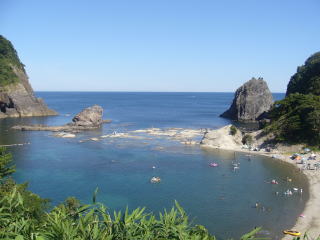 今子浦の海水浴・海あそび